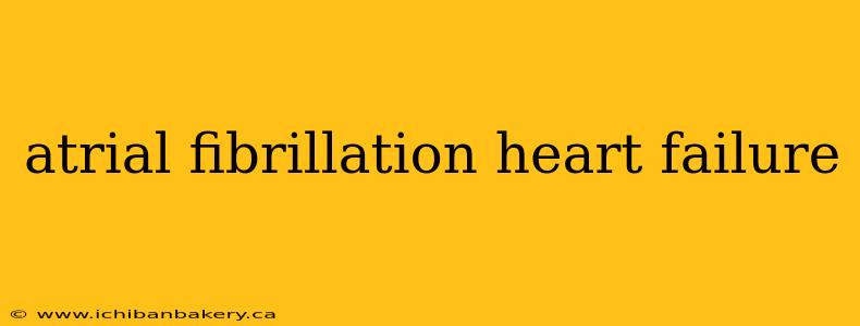 atrial fibrillation heart failure