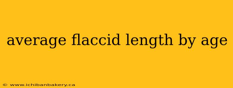 average flaccid length by age