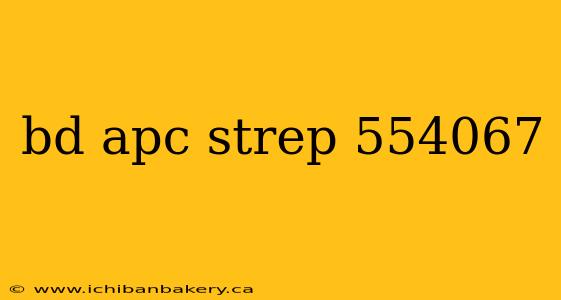 bd apc strep 554067