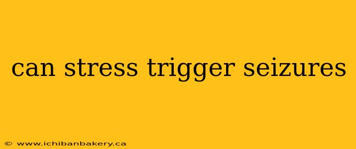 can stress trigger seizures