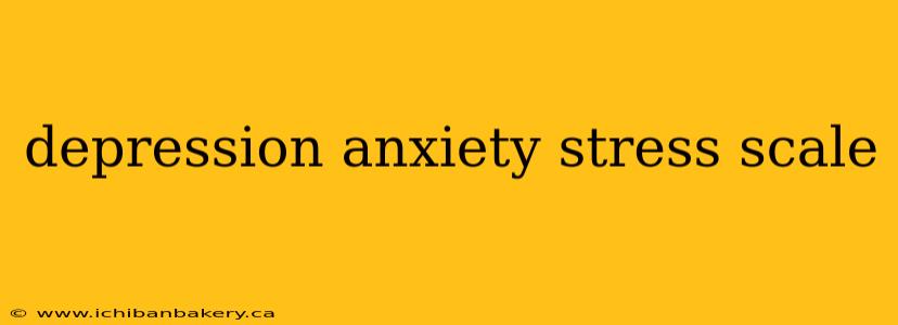 depression anxiety stress scale