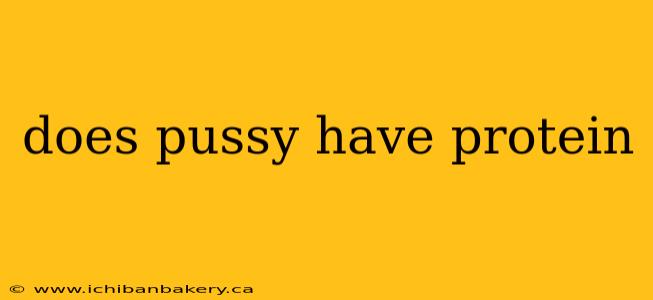 does pussy have protein
