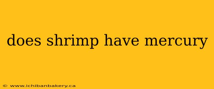 does shrimp have mercury