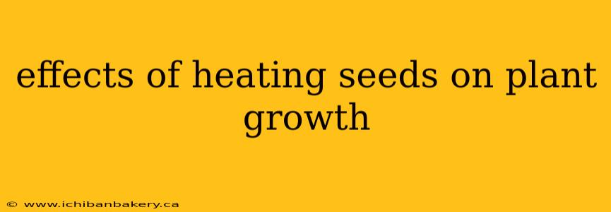 effects of heating seeds on plant growth