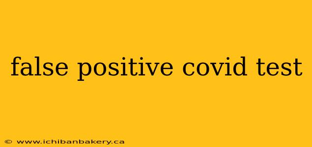 false positive covid test