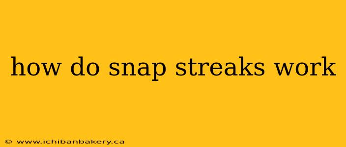 how do snap streaks work