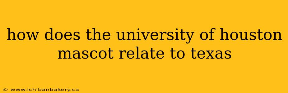 how does the university of houston mascot relate to texas