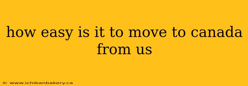 how easy is it to move to canada from us