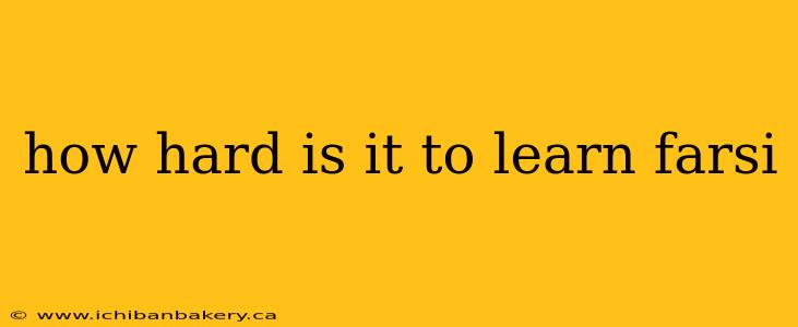 how hard is it to learn farsi