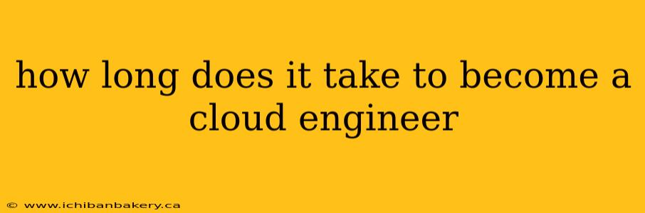 how long does it take to become a cloud engineer