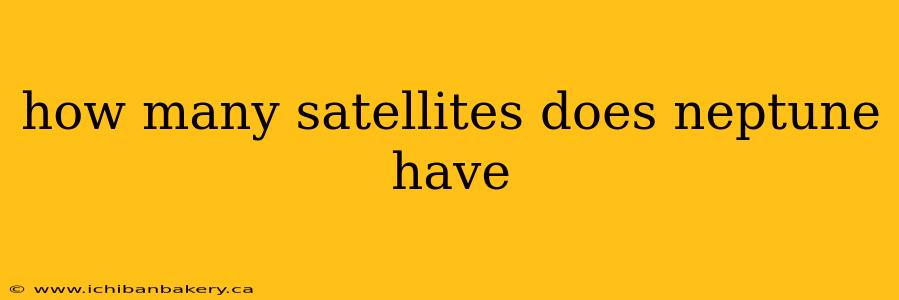 how many satellites does neptune have