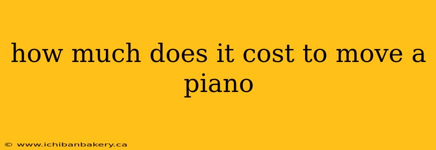 how much does it cost to move a piano