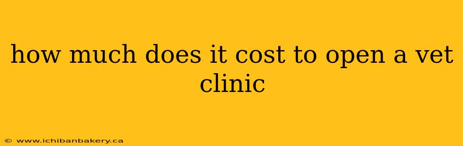 how much does it cost to open a vet clinic