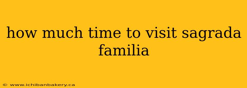 how much time to visit sagrada familia