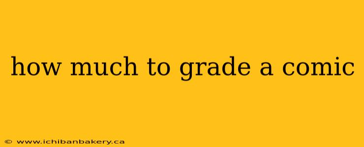 how much to grade a comic