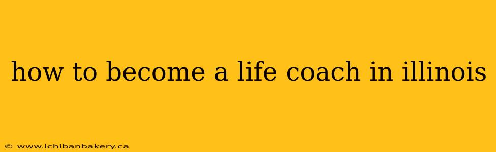 how to become a life coach in illinois