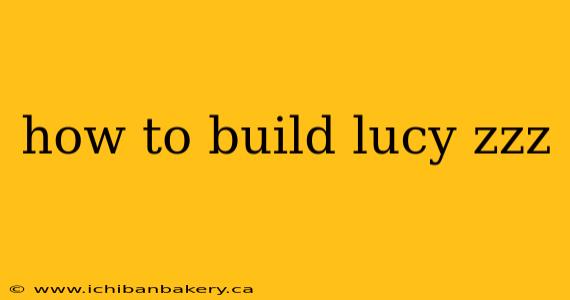 how to build lucy zzz
