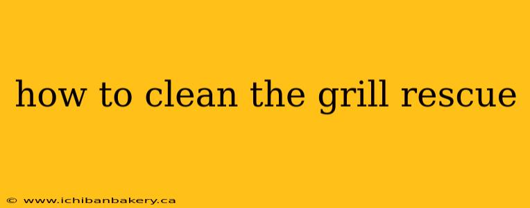 how to clean the grill rescue