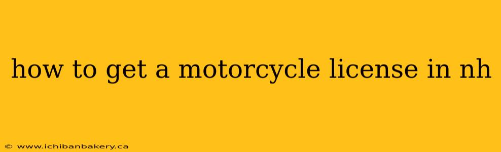 how to get a motorcycle license in nh