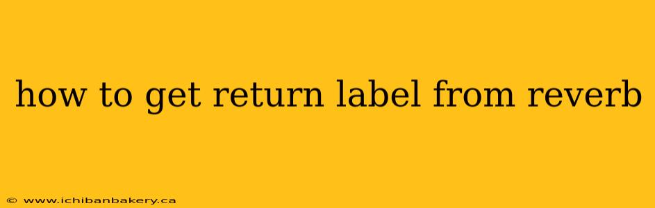 how to get return label from reverb