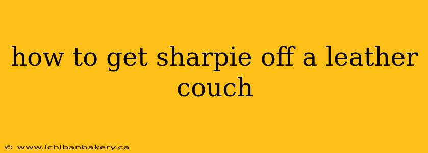 how to get sharpie off a leather couch