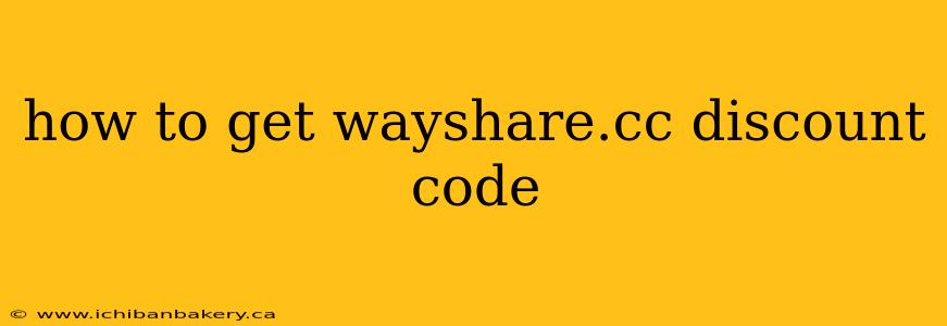 how to get wayshare.cc discount code