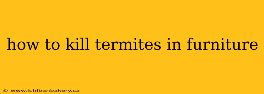 how to kill termites in furniture