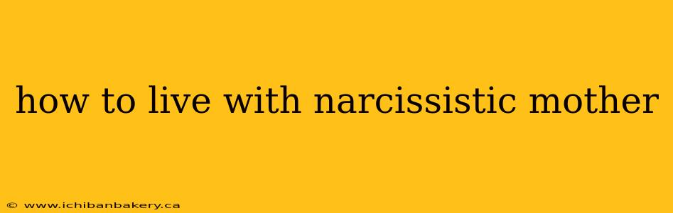 how to live with narcissistic mother