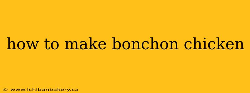 how to make bonchon chicken