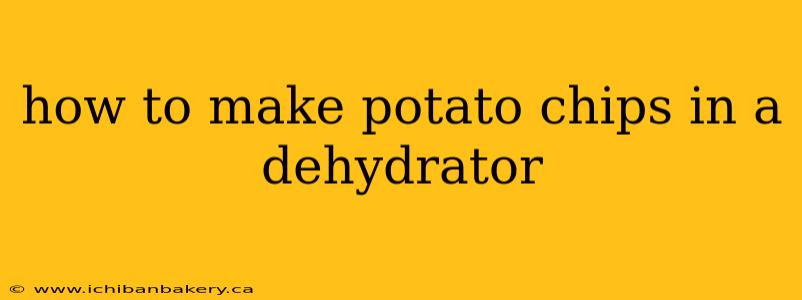 how to make potato chips in a dehydrator