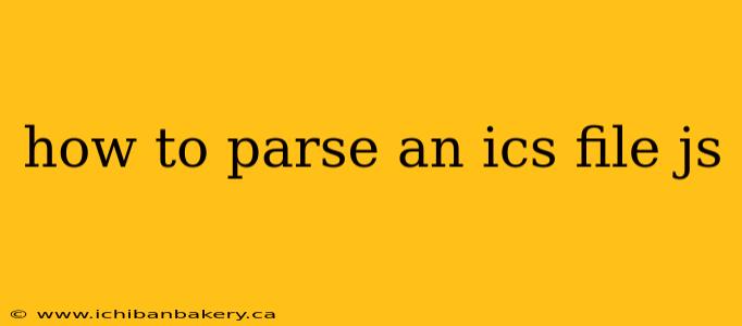 how to parse an ics file js