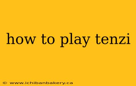 how to play tenzi