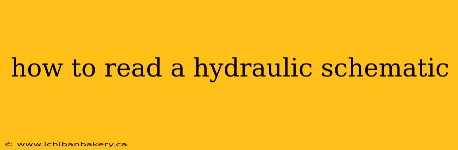 how to read a hydraulic schematic