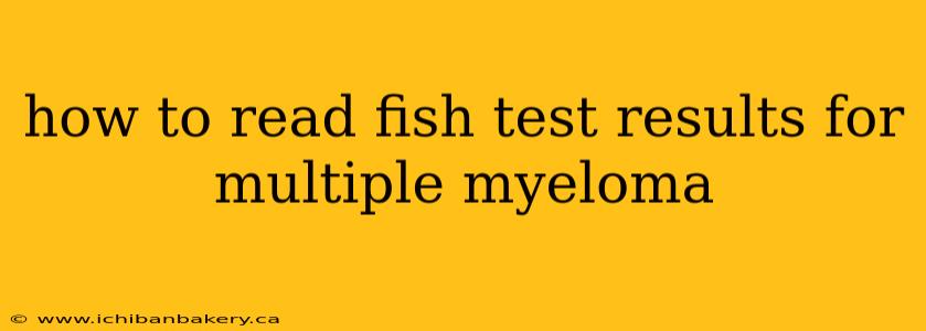 how to read fish test results for multiple myeloma