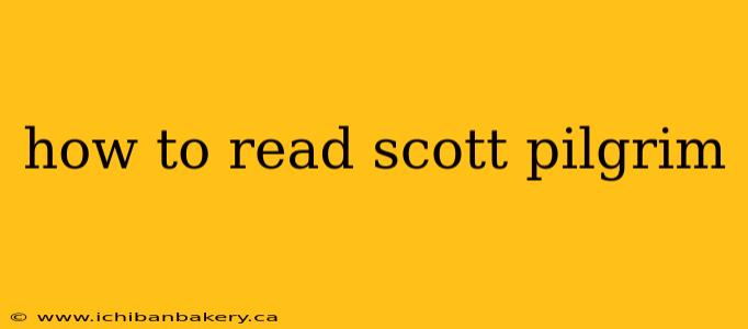 how to read scott pilgrim