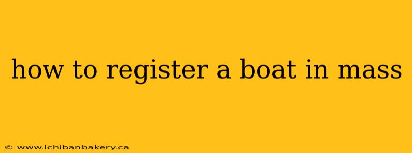 how to register a boat in mass