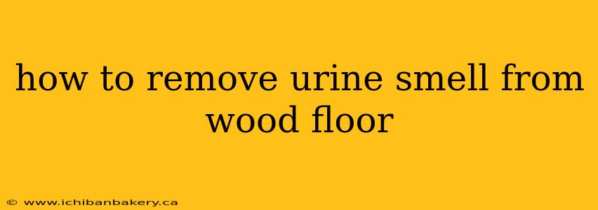 how to remove urine smell from wood floor