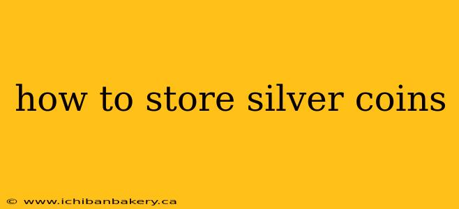 how to store silver coins