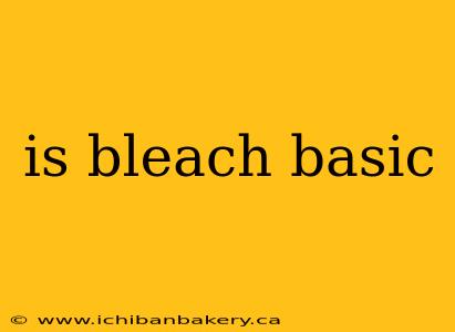 is bleach basic