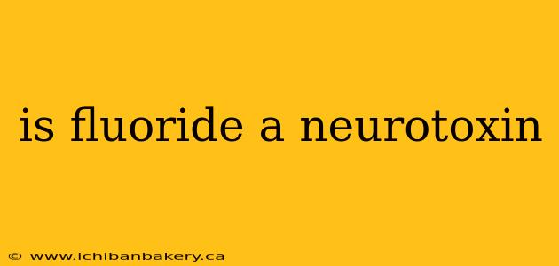 is fluoride a neurotoxin