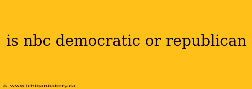 is nbc democratic or republican