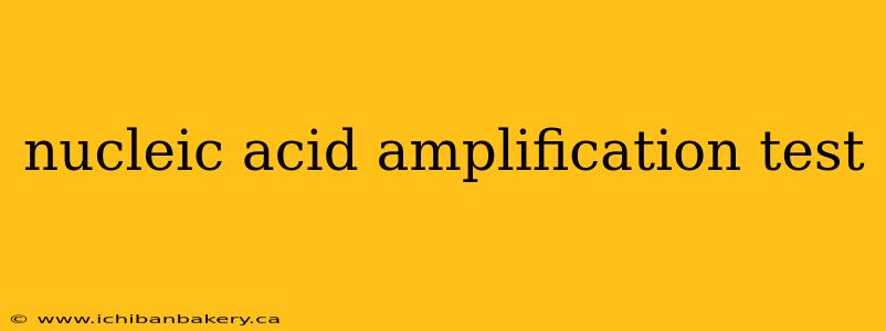 nucleic acid amplification test