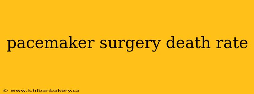 pacemaker surgery death rate