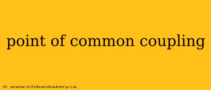 point of common coupling