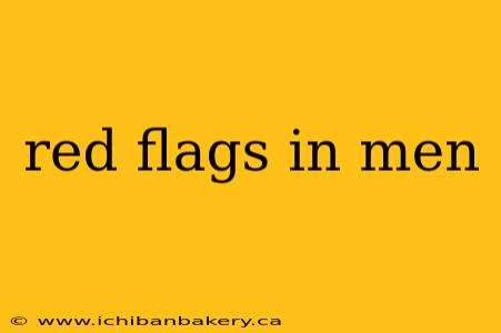 red flags in men