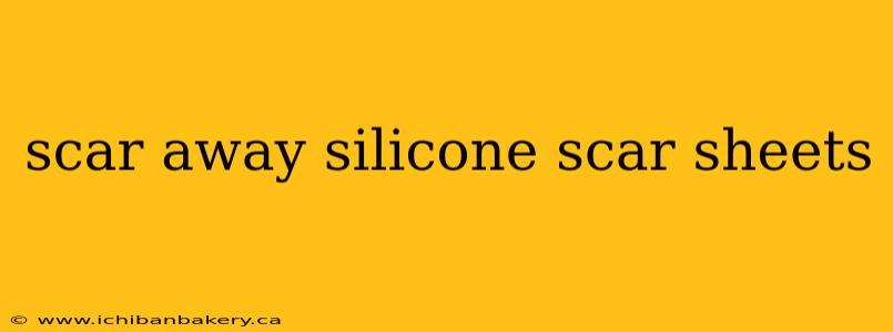 scar away silicone scar sheets