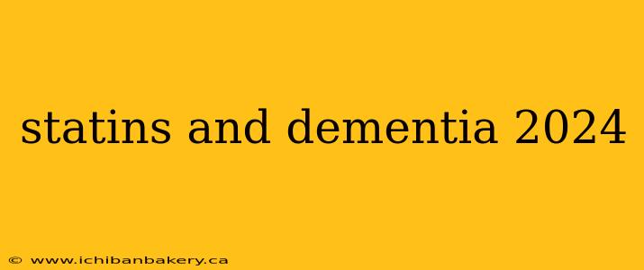 statins and dementia 2024