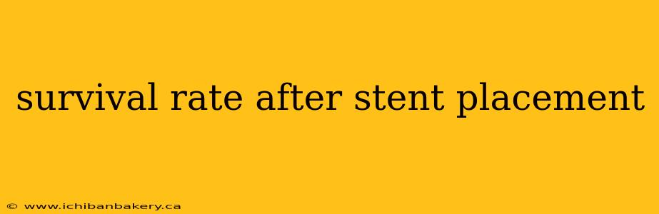 survival rate after stent placement