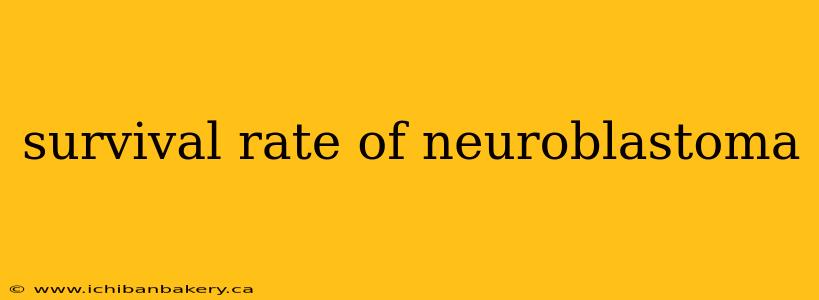survival rate of neuroblastoma