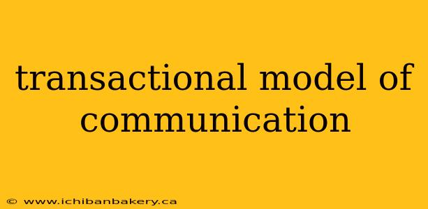 transactional model of communication